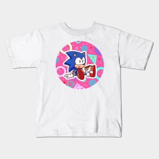 Sonic Loves Hotdogs Kids T-Shirt